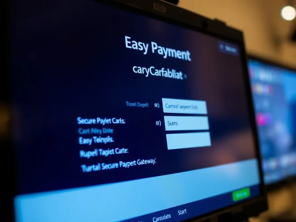 An image showing a secure payment gateway interface with various payment options, highlighting PSAND LLC's efficient and secure payment processing and collections assistance.