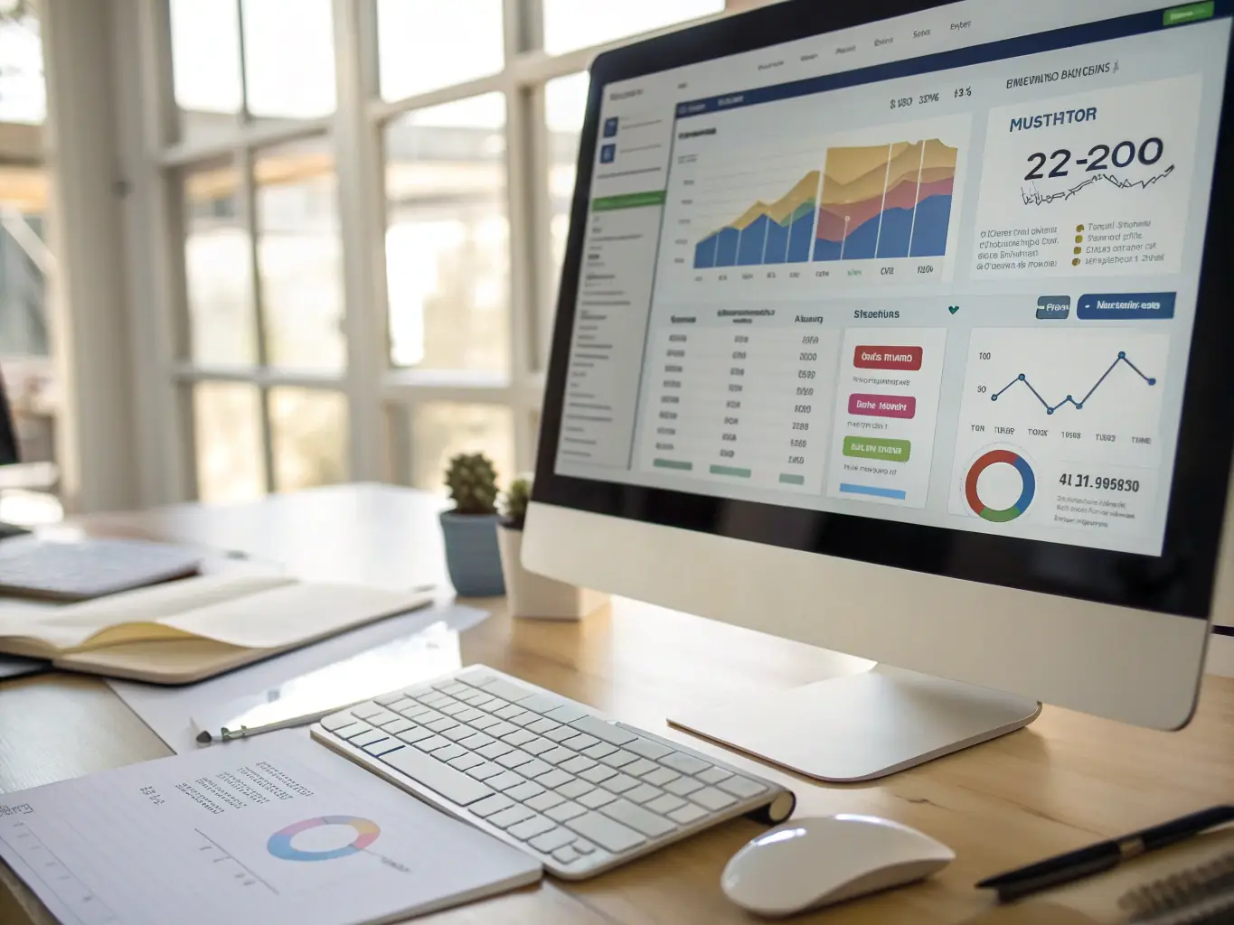 A dashboard displaying real-time inventory flow and purchase order tracking, illustrating PSAND LLC's proactive monitoring and problem-solving capabilities.